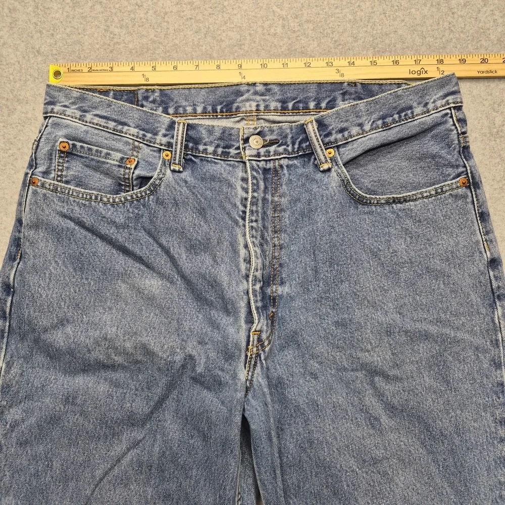 Levi's 560 Jeans Mens 38x34 Comfort Fit Tapered Medium Wash Blue Denim